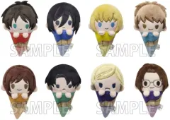 【中古】ぬいぐるみマスコット・ぬいぐるみバッジ 全8種セット 「進撃の巨人 アイスたぴぬい」