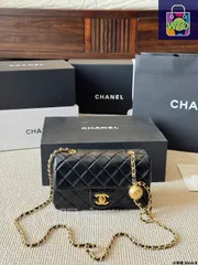 【今日特価】Chanel Golden Ball Square Flap Bag 小羊皮バージョン（New Arrival）-WTO輸入4