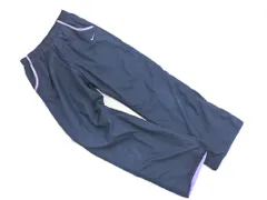 NIKE ナイキ ウインドブレーカー トラック パンツ sizeM/紺 ◇■ レディース