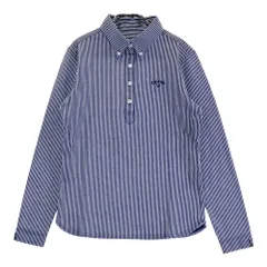 サイズ：M CALLAWAY キャロウェイ  長袖ポロシャツ ボタンダウン ストライプ柄 ネイビー系 [240101496679] ゴルフウェア レディース ストスト