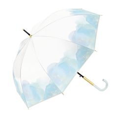☆ 뉘앙스 컬러 MBL ☆ 여성 EVA 엄브렐러 60cm 긴 우산 여성 60cm 귀여운 긴 우산 우산 비닐 우산 점프 우산 점프 우산 카사 부피 엄브렐라 비구 귀여운 화려한 그라데이션 무늬 밀킨 톤