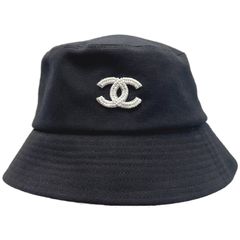 CHANEL バケットハット グレー ストーン装飾 CHANEL バケットハット グレー ストーン装飾 - メルカリ
