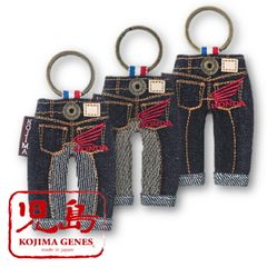 d*7様 桃太郎 MOMOTARO JEANZミニジーンズキーホルダー - メルカリ