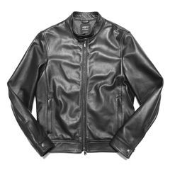 EMMETI エンメティ JURI NAPPA CERATA ラムナッパレザー シングルライダースジャケット BLACK / メンズ イタリア 本革 ブルゾン 革ジャン ブラック