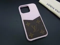 LOUIS VUITTON ルイヴィトン M81343 モノグラム バンパー iPhone 13PRO 対応 アイフォンケース スマホケース ピンク系 AY8256
