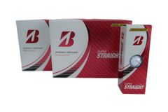 【新品】BRIDGESTONE GOLF(ブリヂストンゴルフ) ゴルフボール パールホワイト 2ダース SUPER STRAIGHT 2023年モデル ゴルフ用品 2502-0006 新品