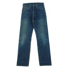 Levi's リーバイス 90s 93年 日本製 502 ストレート デニム パンツ ジッパーフライ BIG E 赤耳 ボタン裏刻印J22 インディゴブルー系 W29 L34【中古】