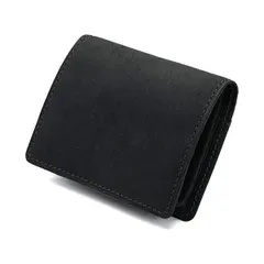 ヒズファクトリー 小銭入れ プエブロ 日本製 墨田の職人手作り品 (ブラック)