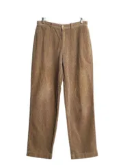 【お得なクーポン配布中!】 90s ポロ ラルフローレン 太畝 コーデュロイ パンツ メンズ 32 32 古着 オールド スラックス ストレート ノータック アーミー チノ タイプ