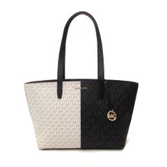 【新品 未使用】MICHAEL KORS マイケルコース アウトレット バッグ トートバッグ ジェットセットトラベル ツートン 35F4GTVT6V BLACK