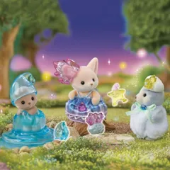 O シルバニアファミリー F-44 妖精の森のふしぎな赤ちゃんセット お人形 お店 小物 ドール おもちゃ 3歳 お人形遊び ごっこ遊び 室内遊び ギフト プレゼント 誕生日 お祝い 贈り物 ブラックフライデー クリスマス