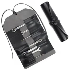 レザーツールロール　ツールバッグ　ヌメ革 ツールロール レザー バッグ 合皮 工具 収納 ストレージ ケース