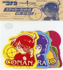 【中古】シール・ステッカー(キャラクター) B.集合(ダイカット) ステッカーセット(6枚組) 「名探偵コナン ストア」