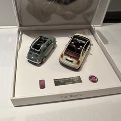 世界限定500セット Fiat 500 Decouvrabl e & Fiat 500 C Norev 新品未使用 1/43ミニカー ノレブ製