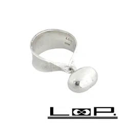 ■中古■　ジョージジェンセン TORUN トールン リング 指輪 シルバー SV 14号 #156 【138041】のサムネイル