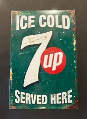 153 ブリキ看板　プレート　アメリカン雑貨