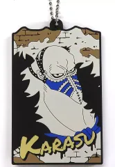 【中古】キーホルダー カラス 繋がるラバースタンドコレクション 「一番くじ ワンピース 革命の炎」 H賞