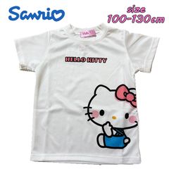 サンリオ ハローキティ 半袖 メッシュTシャツ トップス トドラー キャラクター 女児 速乾 (542KT0114)