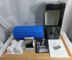 中古美品 ドクターエア ストレッチロール SR-001BL ブルー