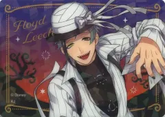 【中古】キャラカード フロイド・リーチ(横向き/ホログラム) 「ディズニー ツイステッドワンダーランド スケアリー・ドレスver. トレーディングクリアカード」