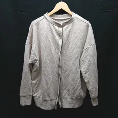 ◇ JAVA　クルーネック　ボタン　シンプル　長袖 カーディガン 表記なし ベージュ系 レディース E  【1303090019266】