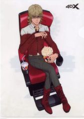 [중고] 클리어 파일 버나비 브룩스 Jr. A4 클리어 파일 [극장판 TIGER & BUNNY -The Rising- 4DX]