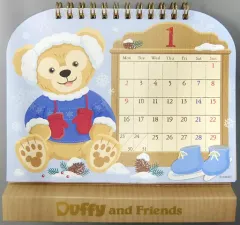 【中古】カレンダー Duffy and Friends -ダッフィー＆フレンズ- 2023年度 卓上カレンダー 東京ディズニーシー限定
