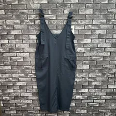 【新品　未使用　タグ付き】　【Bou Jeloud】　ブージュルード　レディース　ワンピース　ジャンスカ　スカート　カジュアル　シーズンレス　チャコール