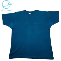 ✨希少 90s USA製 BVD 肉厚 ヘビーウェイト ポケットTシャツ XL シングルステッチ 無地 深緑 ヴィンテージ 古着