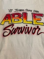 90s  ステンシル　シングルステッチ　ヴィンテージ　ｔシャツ