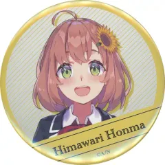 【中古】バッジ・ピンズ 本間ひまわり 缶バッジ 「バーチャルYouTuber にじさんじ」 Welcome Goods