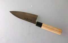 青二鋼 出刃庖丁 150㎜ 5寸 - メルカリ