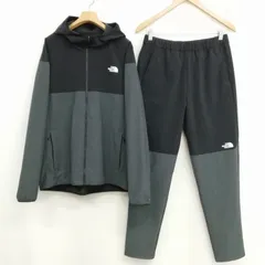 ザノースフェイス THE NORTH FACE APEX FLEX Hoodie NP72381 APEX FLEX PANT NB82183 美品 エイペックスフレック セットアップ パーカー パンツ L / M ブラック チャコール