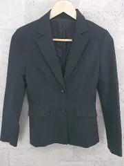 ◇ ANAYI アナイ シングル 2B 長袖 テーラードジャケット 36 ブラック レディース  【中古】 【1002798866478】