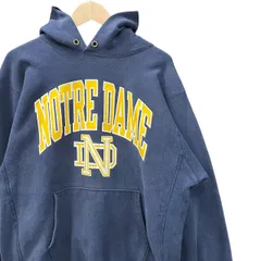 90s ビンテージ チャンピオン リバースウィーブ カレッジプリント スウェット パーカー XL ネイビー フェード 2段 USA製 90年代  アメリカ製 vintage champion