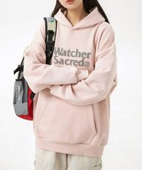 送料無料 アウトレット 廃盤処分品 ピンク/Lサイズ ユニセックス ポンチスウェット素材350gヘビーウエイトプルパーカー(CG-AB2523) メンズ レディース ユニセックス 春 夏 秋 マニッシュ  パシャ売り S-S