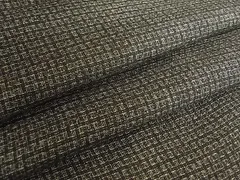 平和屋着物■男性　紬　格子　逸品　cf4338