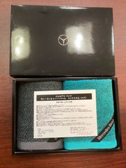 No.413【新品未使用⭐️送料込み⭐️】メルセデス・ベンツ 竹レーヨン&コットンパイル　ハンドタオル（ペア）のサムネイル
