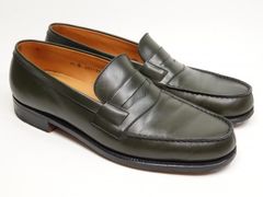 989 / 0612 極上 JMウエストン 180ローファー グリーン カーフ 6.5A