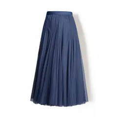 ☆ ロイヤルブルー ☆ 75CM ☆ チュールスカート ロング レディース 春 夏 秋 おしゃれ tlsk023 チュール スカート ロング ロングスカート チュールスカート ボトムス ひざ下 膝下 レディース 大人 きれいめ おしゃれ かわいい プリーツ