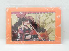 ■【未開封品】ロボ子さん 直筆サイン&箔押し複製メッセージ入りWERI描き下ろしポストカード 誕生日記念2023数量限定ver. ホロライブ(044)