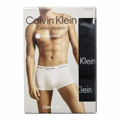 カルバンクライン CALVIN KLEIN ボクサーパンツ ブラック3枚セット NB2614001  コットン ストレッチ お洒落下着 人気ボクサーパンツ