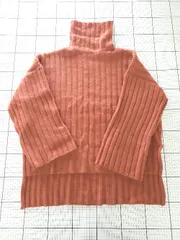 ◇ ⊇ KBF アーバンリサーチ セーター 長袖 ワイドリブBIGタートル サイズOne ブラウン系 レディース E  【1507160011130】