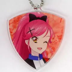 【中古】キーホルダー 音城セイラ(トレーディングピックver.) 「アイカツ! 10th STORY ～未来へのSTARWAY～ 描き下ろし カジュアルロックver. トレーディングピック＆CDジャケット風アクリルキーホルダー」
