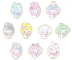 【中古】シール・ステッカー 全10種セット 「サンリオキャラクターズ マイメロディ50th トレーディングアクリルステッカー ガーリーポップハート」