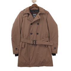 HERNO / Laminar GORE-TEX ヘルノ ラミナー ゴアテックス フーデット ダウン トレンチコート 表記サイズ42　【2406】