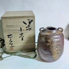 茶道具/萩焼 掛花入 十三代 田原陶兵衛 陶磁器 花器 萩焼 - メルカリ