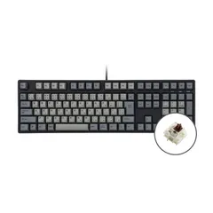 【新品 未使用 未開梱】IKBC　iKBC製 JIS配列 112 キー メカニカルキーボード(GATERON/茶軸タクタイル)　IK-CD108-G/BR-BK