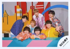 【中古】生写真(ジャニーズ) なにわ男子/集合(7人)/横型・膝上/アルバム「POPMALL」MV＆ジャケ写オフショット/公式生写真