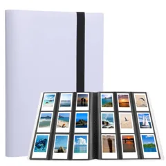 （ (ホワイト 大容量432枚 スリム 保管 白 収納 チェキ帳 ファイル ケース 写真 ）) ポラロイド チェキ チェキホルダー チェキアルバム Anopono